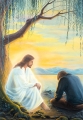 Gespräch mit Jesus - Postkarte